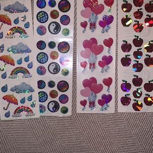 Lot of 4 vintage stickers